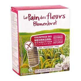 Bio Mehrkorn Knusperbrot, Blumenbrot