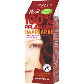 Bio Pflanzenhaarfarbe, Mahagonirot