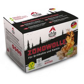 Zündwolle für Grillkohle & Kamin