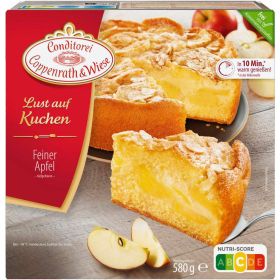 Feiner Apfelkuchen, tiefgekühlt