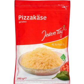 Pizzakäse, gerieben