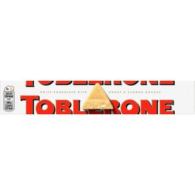 Tafelschokolade Toblerone, weiß