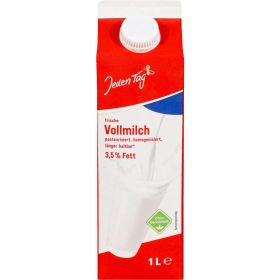 Frische Vollmilch, 3,5% Fett