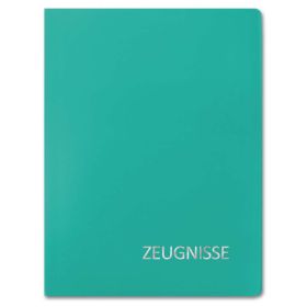 Zeugnismappe Basic, Türkis