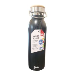 Thermoflasche, schwarz