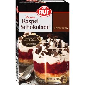 Raspelschokolade, Edelkakao