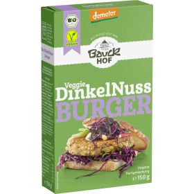 Demeter, veganer Dinkelnuss-Burger