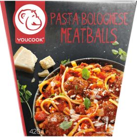 Pasta Bolognese mit Meatballs