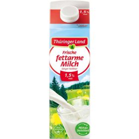 Fettarme Milch, länger haltbar 1,5% Fett