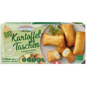 Bio Kartoffeltaschen tiefgefroren