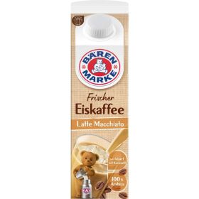 Frischer Eiskaffee, Latte Macchiato