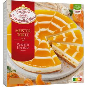 Meistertorte, Mandarine/Käse, tiefgekühlt