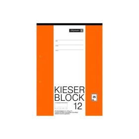 Kieser Zeichenblock, A4, unliniert 25 Blatt