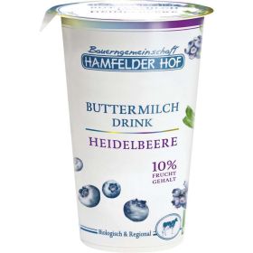 Bio Buttermilch Drink Heidelbeere