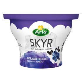 Skyr Fruchtjoghurt, Heidelbeere-Holunder