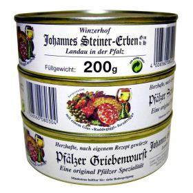 Pfälzer Bratwurst aus der Dose