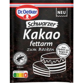 Kakao zum Backen, schwarz