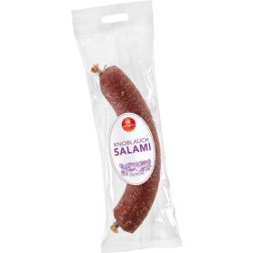 Knoblauch Salami