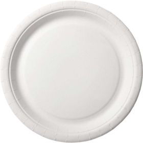 Pappteller unlaminiert 22cm, weiß