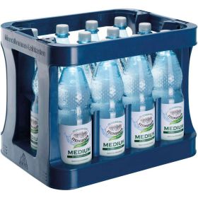 Stille Quelle Mineralwasser, Medium (12x 1,000 Liter)