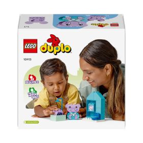 LEGO DUPLO 10413 Alltagsroutinen: Baden, Lernspielzeug mit Tierfiguren