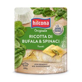 Ravioli, Büffelricotta und Spinat