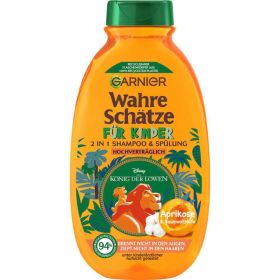 Shampoo Wahre Schätze Kinder, 2 in 1 Aprikose/Baumwollblüte