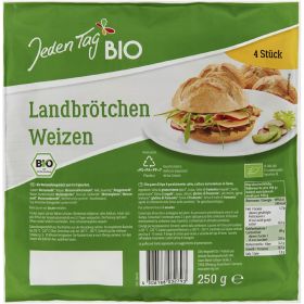 Jeden Tag Bio Brötchen, je 250–280 g