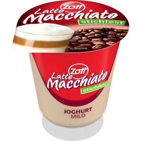 Joghurt mild, stichfest Mocca Latte Macchiato