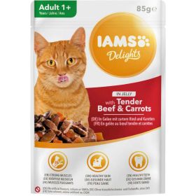 Katzen-Nassfutter Delights, Rind/Karotten