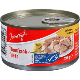 Thunfischfilets, in Öl