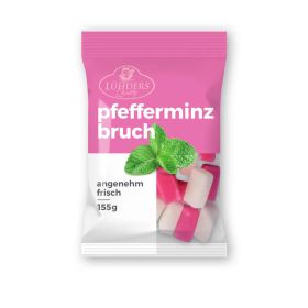 Pfefferminz-Bruch Fondant Stücke