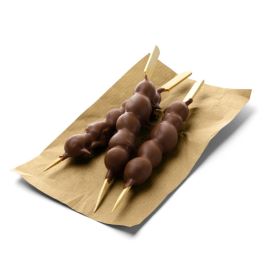 Schokolierter Fruchtspieß, 100 g