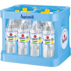 Mineralwasser mit Zitrone, Spritzig (12x 1,000 Liter)