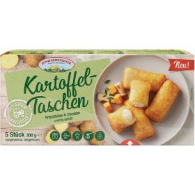 Kartoffeltaschen Frischkäse/Cheddar