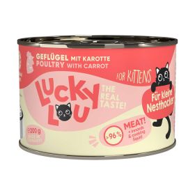 Katzen-Nassfutter Kitten, Geflügel mit Karotte