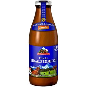 Berchtesgadener Land Frische  Bio-Alpenmilch, 1 l