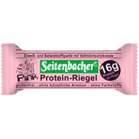 Protein-Riegel Pink, mit Vollmilchschokolade