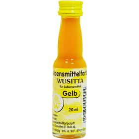 Gelbe Lebensmittelfarbe
