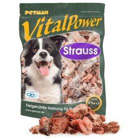 Hunde-Futter, Strauß, Vital Power tiefgekühlt