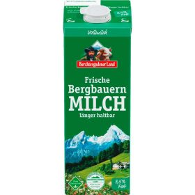 Frische Bergbauern Milch, länger haltbar 3,5%