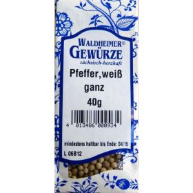 Link zu  Pfeffer, weiß ganz