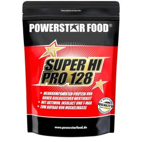 Super Hi Pro 128 Pulver, Strawberry