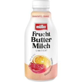 Fruchtbuttermilch, Granatapfel-Orange