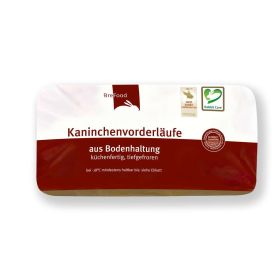 Kaninchenvorderläufe aus Bodenhaltung, tiefgekühlt