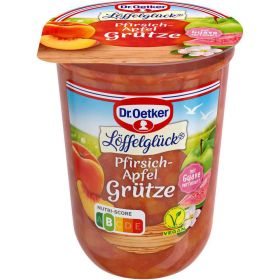 Grütze Löffelglück, Pfirsich-Apfel