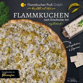 Flammkuchen griechische Art, tiefgekühlt