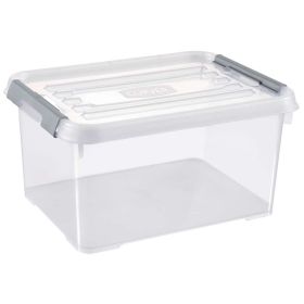 Box 1,5 l, transparent/silber