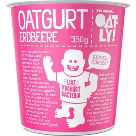 Oatgurt, Hafer-Joghurtalternative Erdbeere, ungesüßt vegan