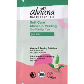 Soft Care Maske & Peeling, Bio Weißer Tee